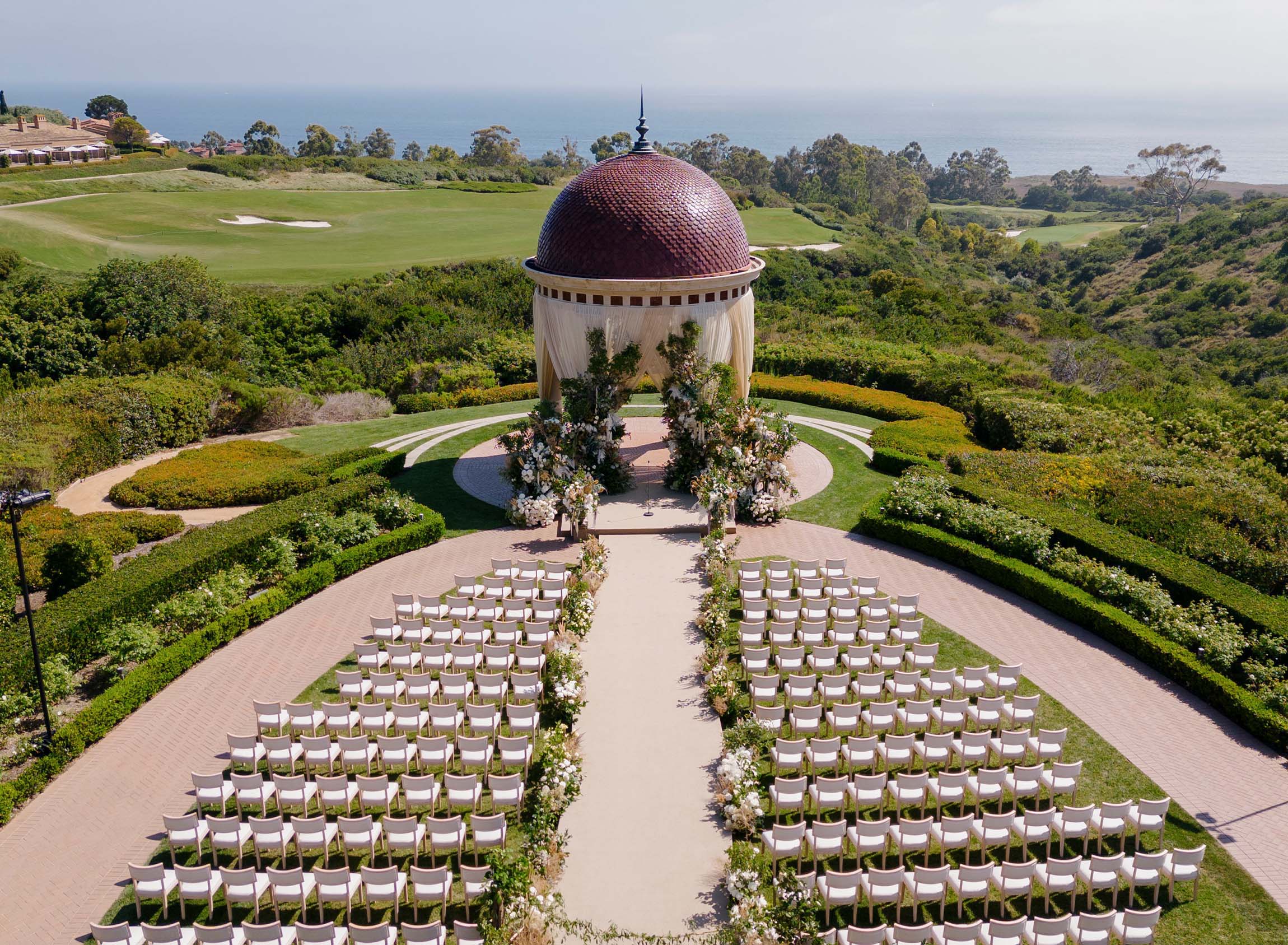 coastal ocean view wedding venue in southern california